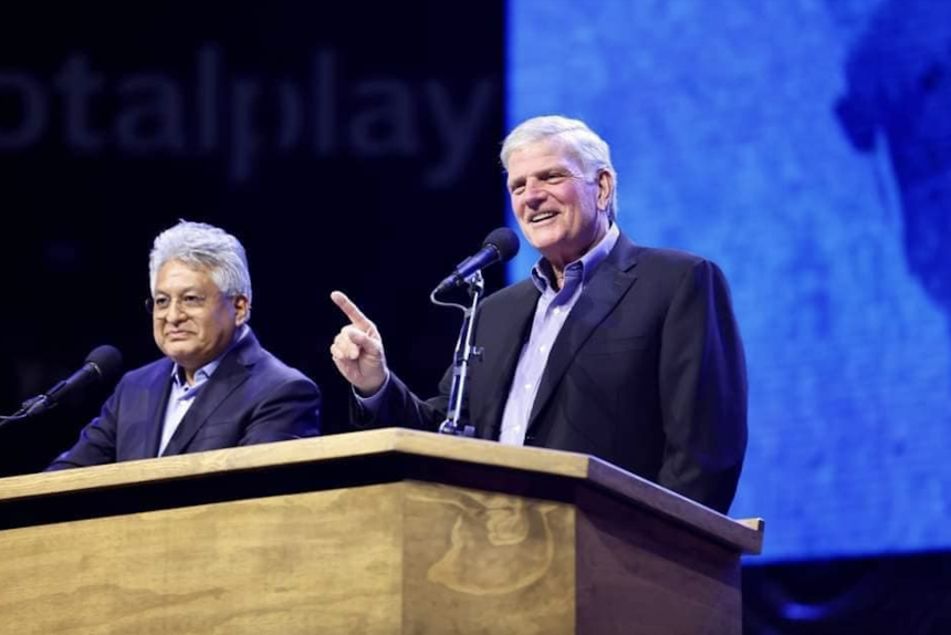 Franklin Graham op campagne Mexico