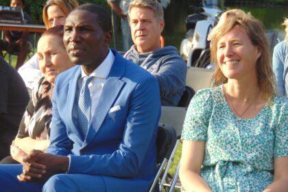 David & Annette Olugosi zittend tijdens Gospel Festival Rotterdam