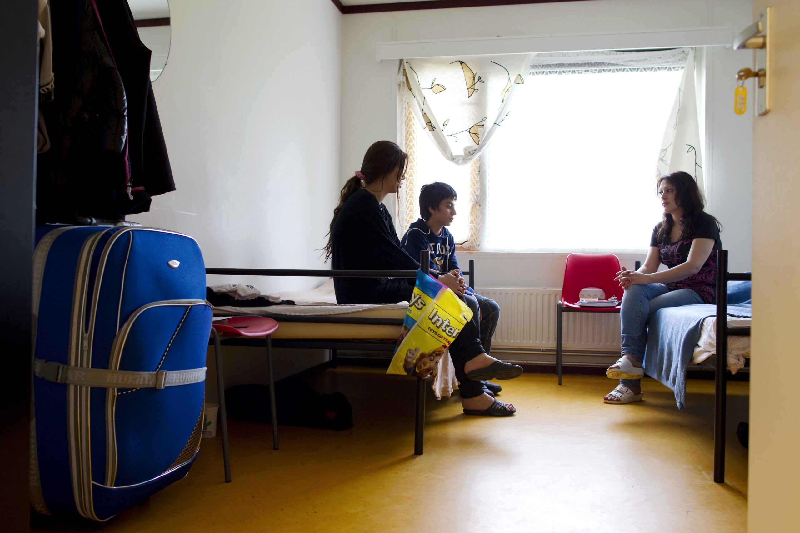 Iraans christelijk gezin in AZC Bergschenhoek: 